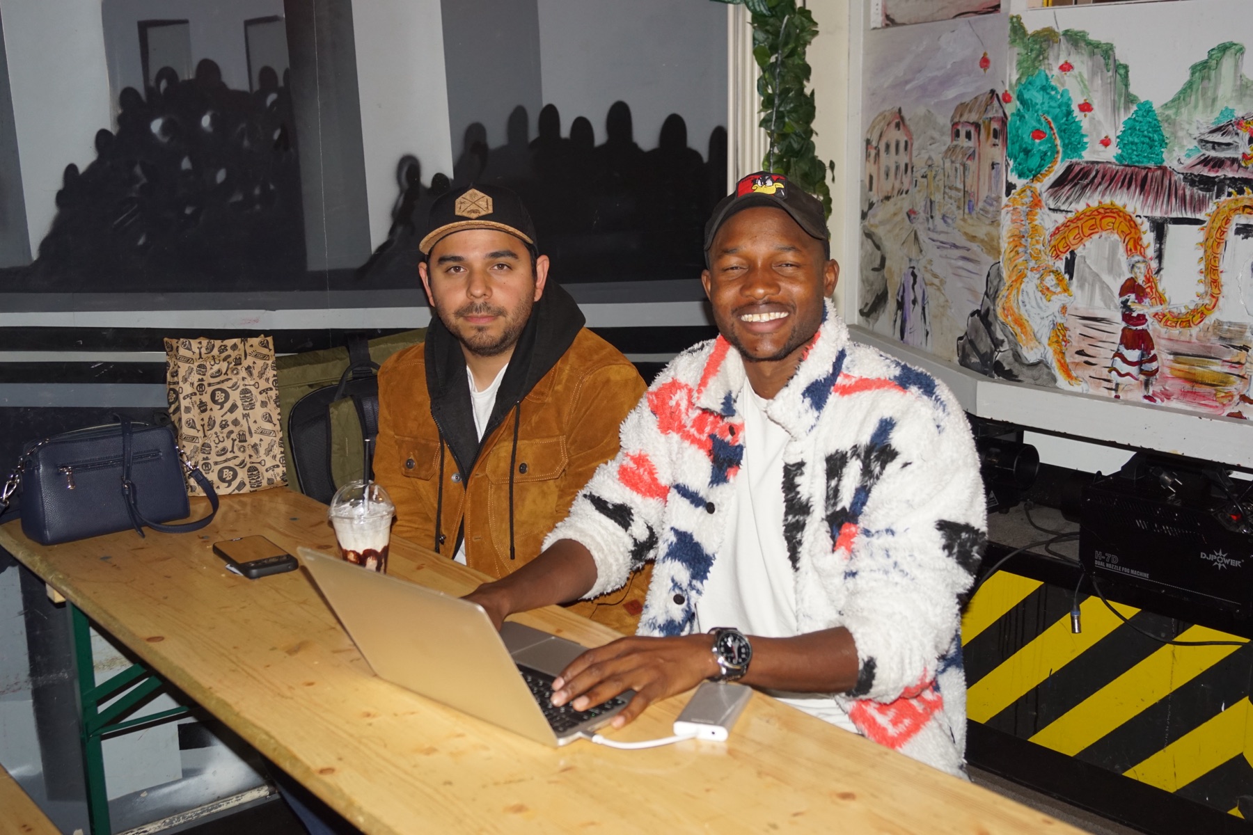 TekAI working session with laptop